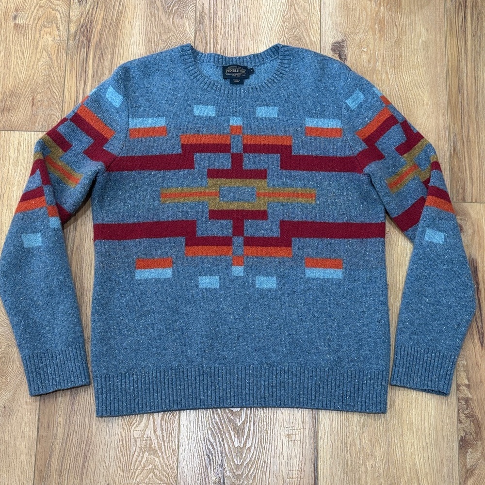 EUC Pendleton Women’s Aztec Block Wool Sweater Large